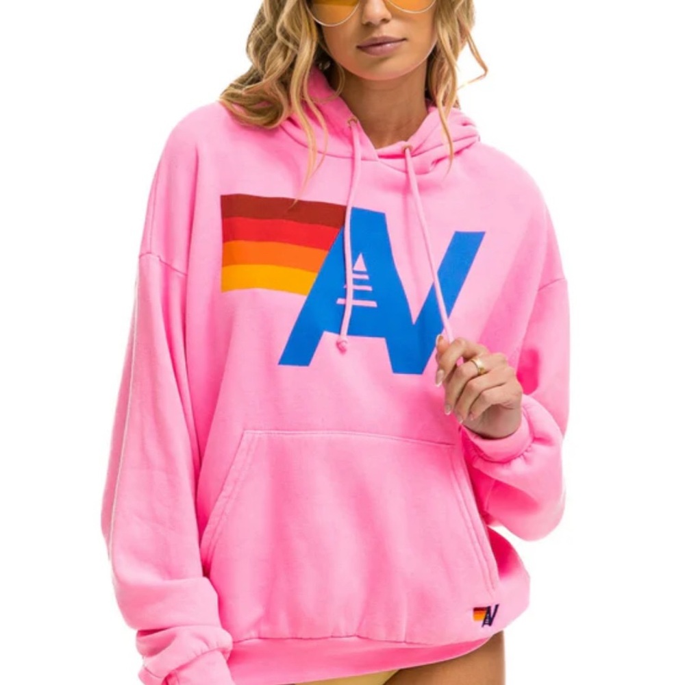Aviator Nation Pink and Blue Jacket